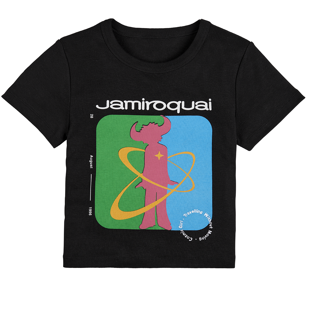 Cosmic Girl Black Baby Tee Jamiroquai
