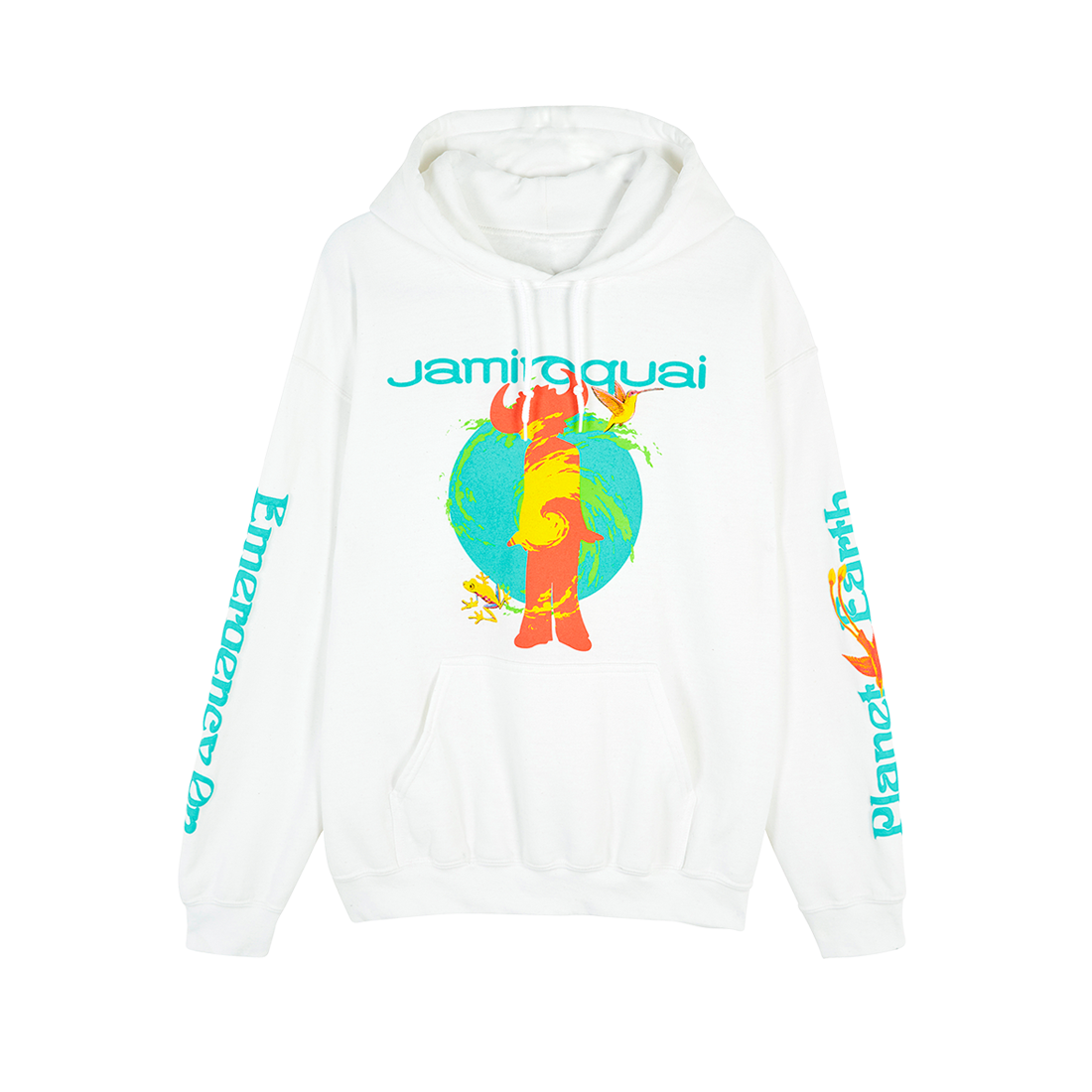 Jamiroquai - Emergency on Planet Earth White Hoodie