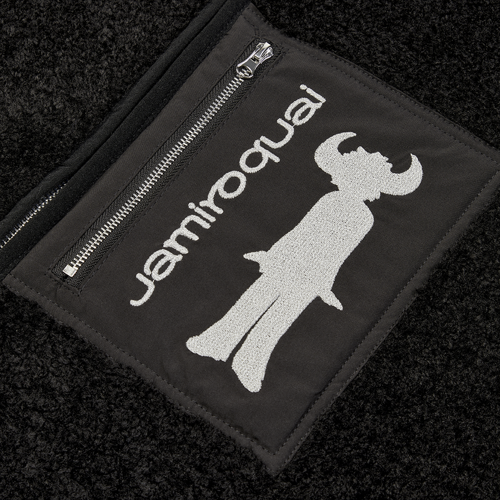 Jamiroquai - Space Cowboy 30th Anniversary Buffalo Man 3M Reflective Fleece Sherpa Jacket