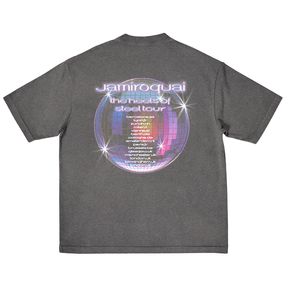 Jamiroquai - Heels of Steel Disco Ball T-Shirt 