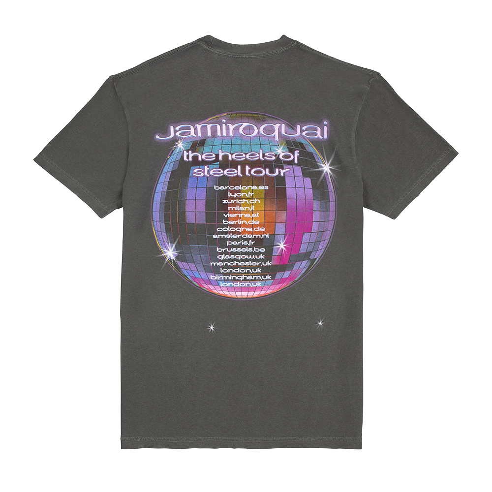 Jamiroquai - Heels of Steel Disco Ball T-Shirt 