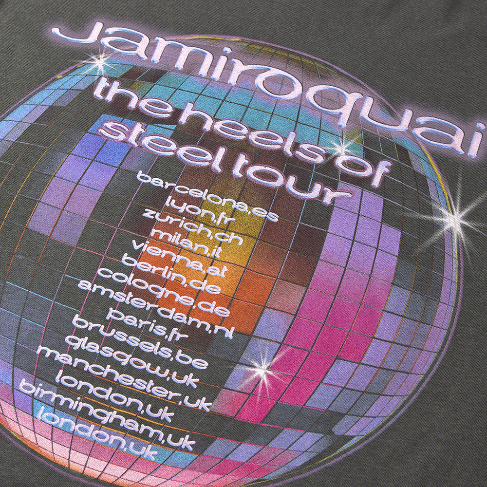 Jamiroquai - Heels of Steel Disco Ball T-Shirt 